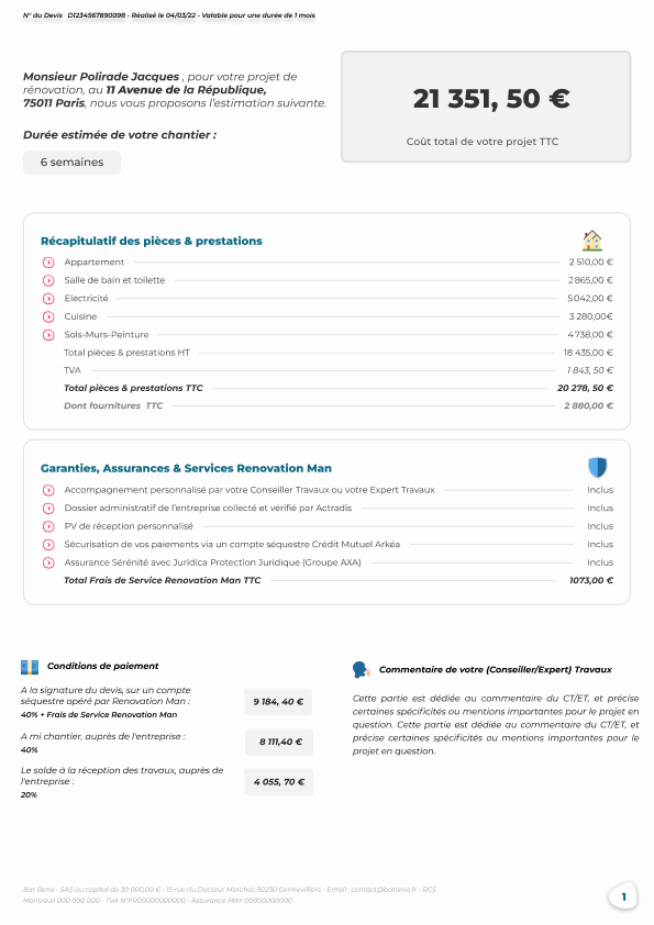 Les spécificités des devis de rénovation dans le 19e arrondissement obtenez rapidement un devis pour vos travaux de rénovation dans le 19e arrondissement de paris. comparez les offres des professionnels qualifiés et démarrez votre projet en toute sérénité.