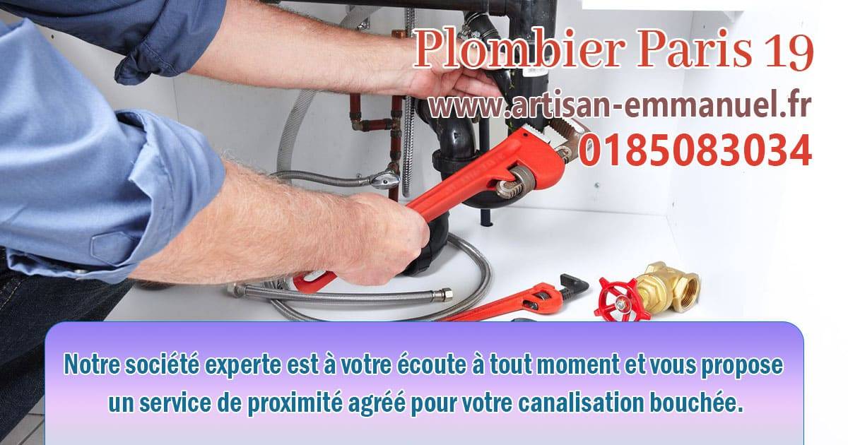 trouvez un plombier professionnel à paris 75019 au meilleur prix. services de plomberie adaptés à tous les budgets : dépannage, installation et urgence rapide 7j/7.
